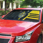 Richmond Tigers Auto Sun Shade Modern Geometric Sports Graphic Style