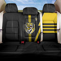 Richmond Tigers Back Car Seat Cover Modern Geometric Sports Graphic Style