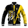 Personalized Richmond Tigers Baseball Jacket Modern Geometric Sports Graphic Style