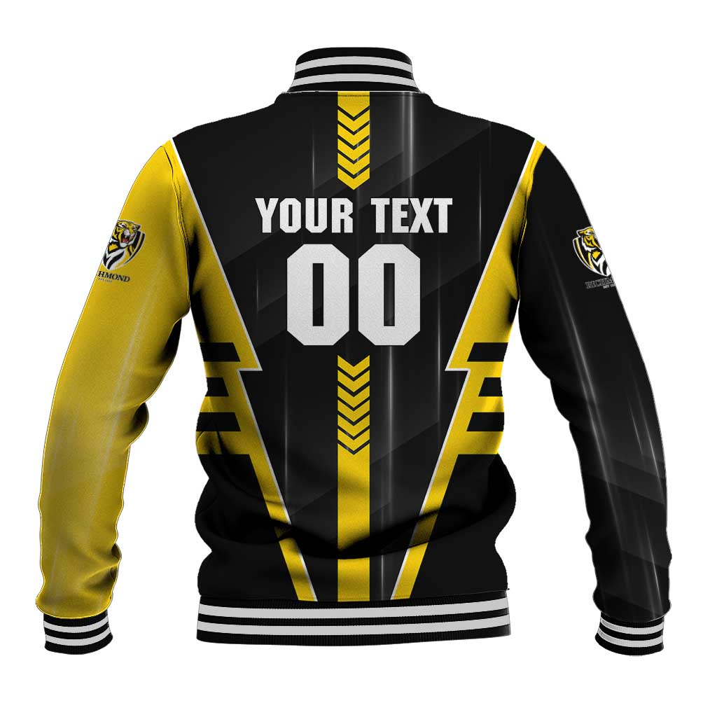 Personalized Richmond Tigers Baseball Jacket Modern Geometric Sports Graphic Style