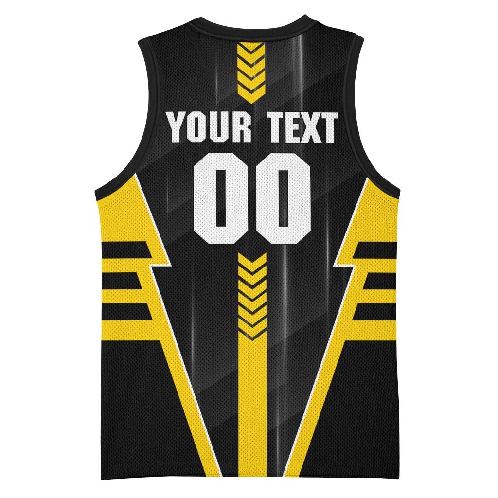 Personalized Richmond Tigers Basketball Jersey Modern Geometric Sports Graphic Style
