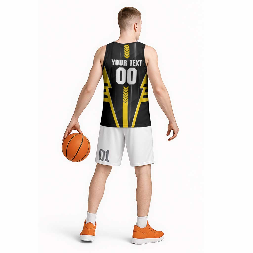 Personalized Richmond Tigers Basketball Jersey Modern Geometric Sports Graphic Style