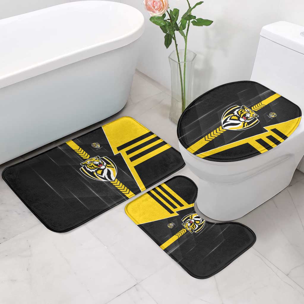 Richmond Tigers Bathroom Set Modern Geometric Sports Graphic Style