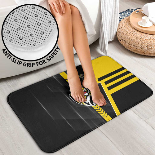 Richmond Tigers Bathroom Set Modern Geometric Sports Graphic Style