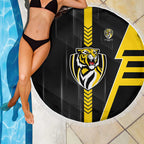 Richmond Tigers Beach Blanket Modern Geometric Sports Graphic Style