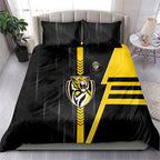 Richmond Tigers Bedding Set Modern Geometric Sports Graphic Style