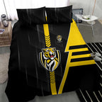 Richmond Tigers Bedding Set Modern Geometric Sports Graphic Style