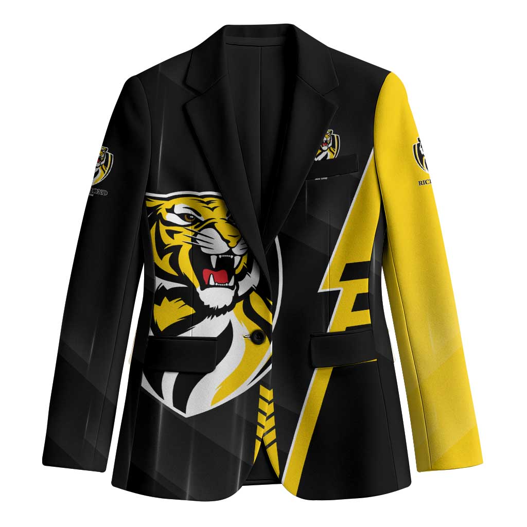 Personalized Richmond Tigers Blazer Modern Geometric Sports Graphic Style