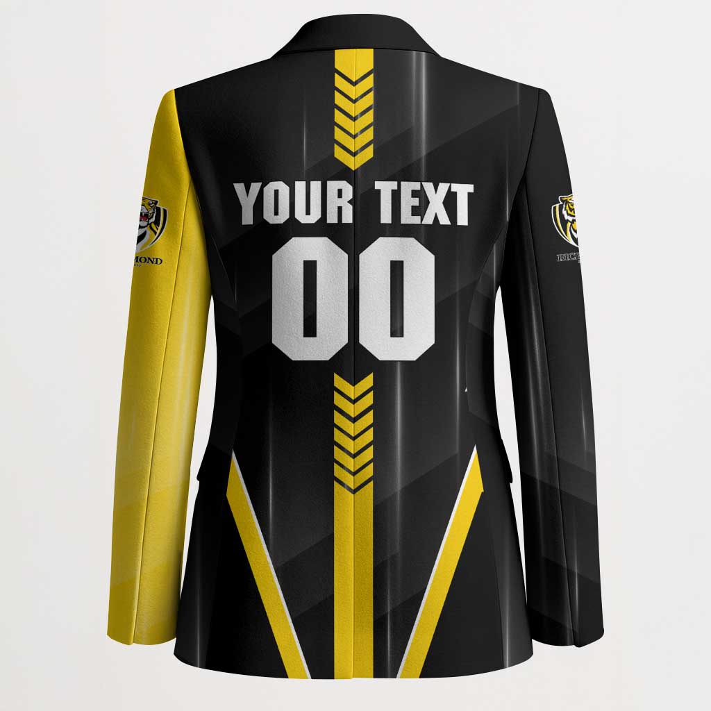 Personalized Richmond Tigers Blazer Modern Geometric Sports Graphic Style