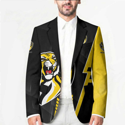 Personalized Richmond Tigers Blazer Modern Geometric Sports Graphic Style
