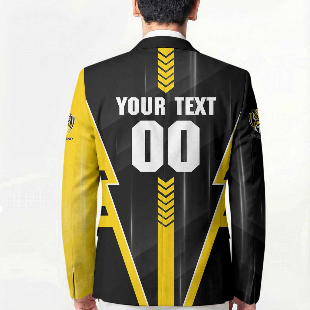 Personalized Richmond Tigers Blazer Modern Geometric Sports Graphic Style