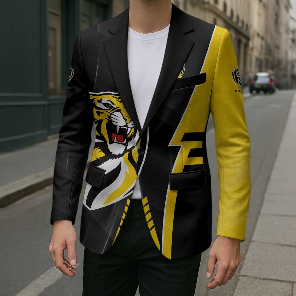 Personalized Richmond Tigers Blazer Modern Geometric Sports Graphic Style