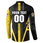 Personalized Richmond Tigers Button Sweatshirt Modern Geometric Sports Graphic Style