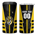 Personalized Richmond Tigers 4 in 1 Can Cooler Tumbler Modern Geometric Sports Graphic Style
