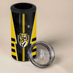 Personalized Richmond Tigers 4 in 1 Can Cooler Tumbler Modern Geometric Sports Graphic Style