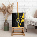 Richmond Tigers Canvas Wall Art Modern Geometric Sports Graphic Style