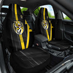 Richmond Tigers Car Seat Cover Modern Geometric Sports Graphic Style
