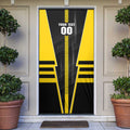Personalized Richmond Tigers Door Cover Modern Geometric Sports Graphic Style