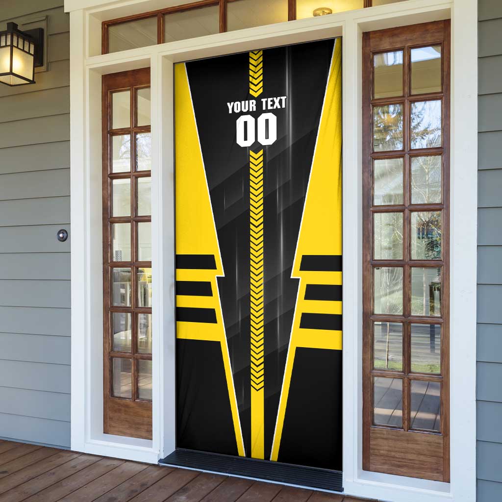 Personalized Richmond Tigers Door Cover Modern Geometric Sports Graphic Style