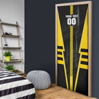 Personalized Richmond Tigers Door Cover Modern Geometric Sports Graphic Style