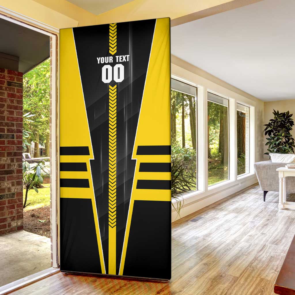 Personalized Richmond Tigers Door Cover Modern Geometric Sports Graphic Style