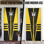 Personalized Richmond Tigers Door Cover Modern Geometric Sports Graphic Style