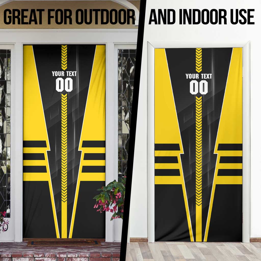 Personalized Richmond Tigers Door Cover Modern Geometric Sports Graphic Style