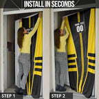 Personalized Richmond Tigers Door Cover Modern Geometric Sports Graphic Style