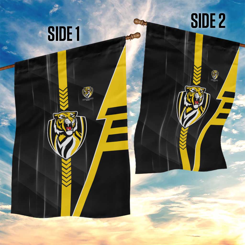 Richmond Tigers Garden Flag Modern Geometric Sports Graphic Style
