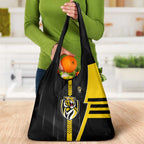Richmond Tigers Grocery Bag Modern Geometric Sports Graphic Style