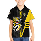 Personalized Richmond Tigers Hawaiian Shirt Modern Geometric Sports Graphic Style