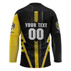 Personalized Richmond Tigers Hockey Jersey Modern Geometric Sports Graphic Style
