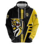 Personalized Richmond Tigers Hoodie Modern Geometric Sports Graphic Style