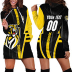 Personalized Richmond Tigers Hoodie Dress Modern Geometric Sports Graphic Style