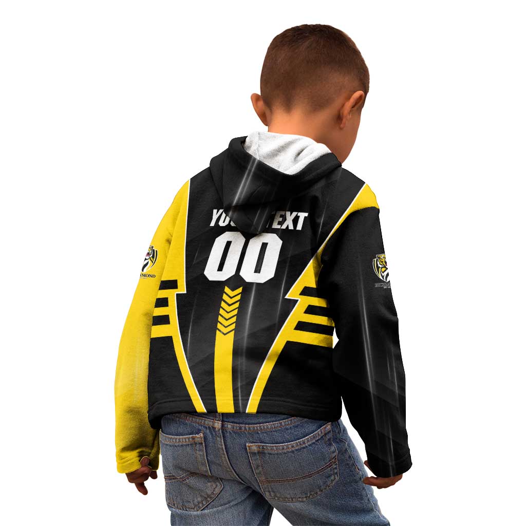Personalized Richmond Tigers Kid Hoodie Modern Geometric Sports Graphic Style