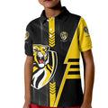 Personalized Richmond Tigers Kid Polo Shirt Modern Geometric Sports Graphic Style