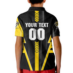 Personalized Richmond Tigers Kid Polo Shirt Modern Geometric Sports Graphic Style
