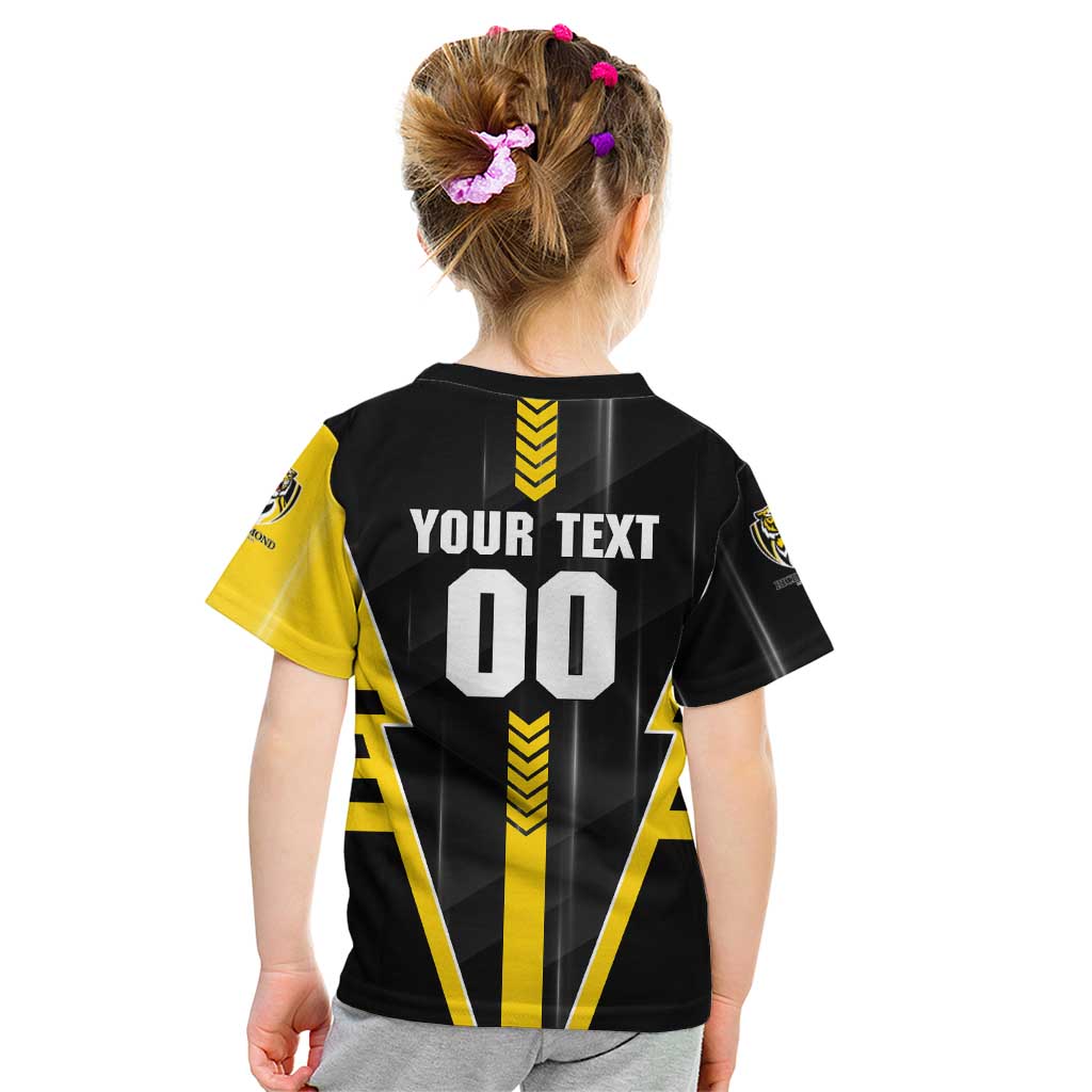 Personalized Richmond Tigers Kid T Shirt Modern Geometric Sports Graphic Style