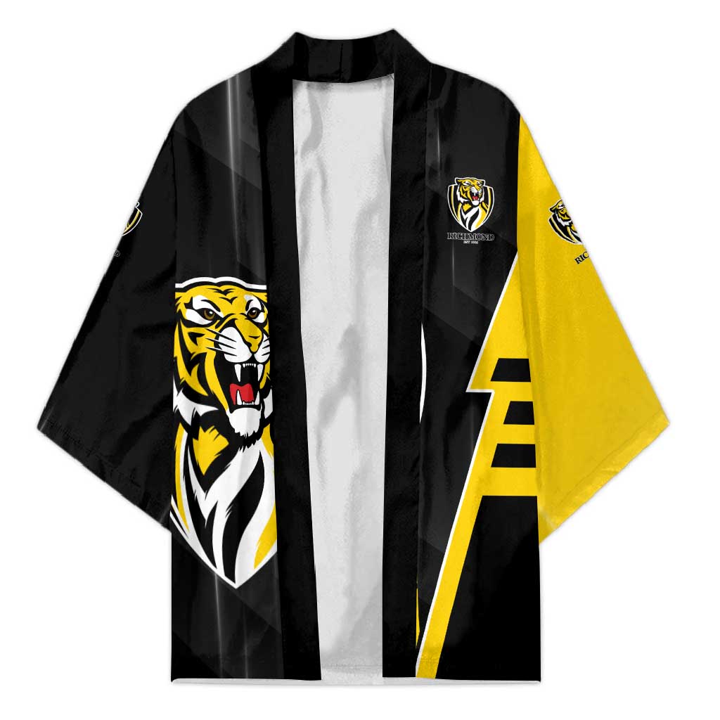 Personalized Richmond Tigers Kimono Modern Geometric Sports Graphic Style