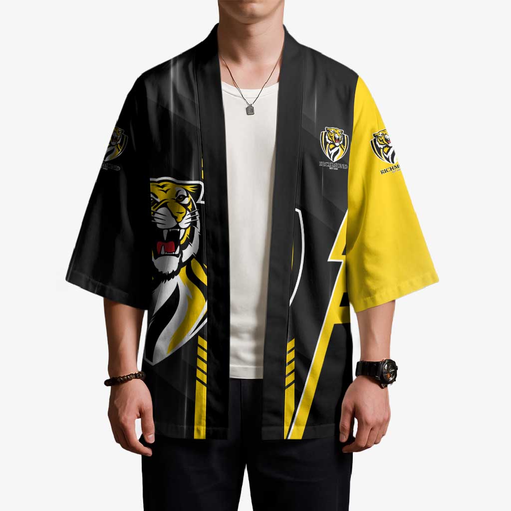 Personalized Richmond Tigers Kimono Modern Geometric Sports Graphic Style