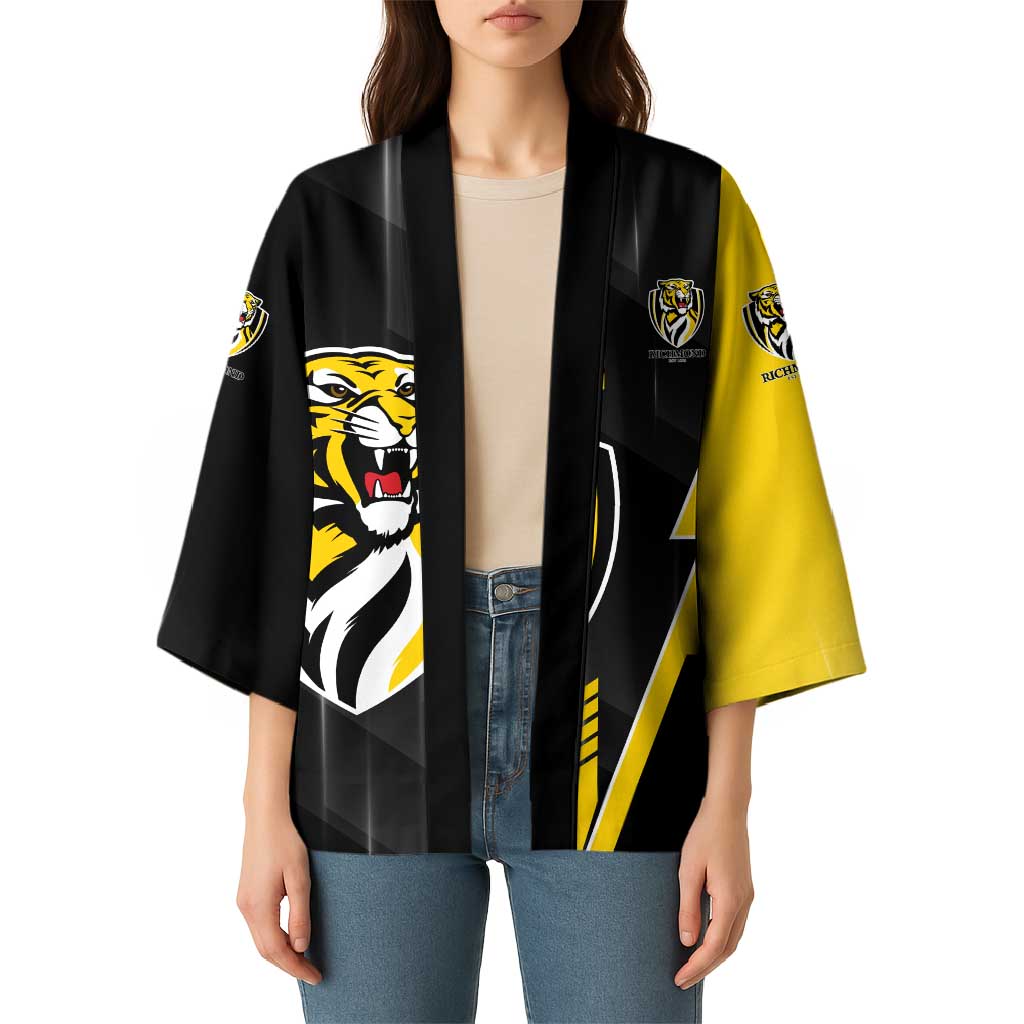 Personalized Richmond Tigers Kimono Modern Geometric Sports Graphic Style