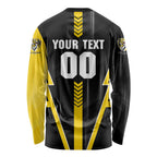 Personalized Richmond Tigers Long Sleeve Shirt Modern Geometric Sports Graphic Style