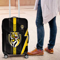 Richmond Tigers Luggage Cover Modern Geometric Sports Graphic Style