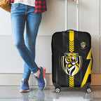 Richmond Tigers Luggage Cover Modern Geometric Sports Graphic Style