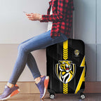 Richmond Tigers Luggage Cover Modern Geometric Sports Graphic Style