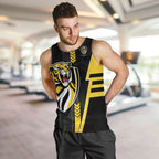 Personalized Richmond Tigers Men Tank Top Modern Geometric Sports Graphic Style