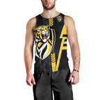 Personalized Richmond Tigers Men Tank Top Modern Geometric Sports Graphic Style