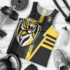 Personalized Richmond Tigers Men Tank Top Modern Geometric Sports Graphic Style