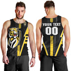 Personalized Richmond Tigers Men Tank Top Modern Geometric Sports Graphic Style