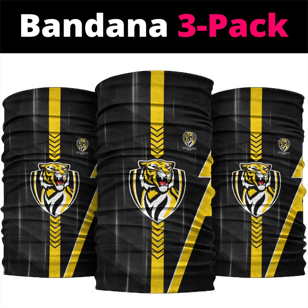Richmond Tigers Neck Gaiter Modern Geometric Sports Graphic Style